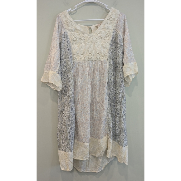 Sundance Dresses & Skirts - Sundance Catalog Lace Floral Patchwork Dress Size Large